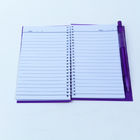 Lightweight Spiral Bound Book Printing Promotion Gift PP Notebook With Pen